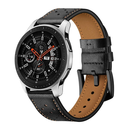 Pour appliquer le bracelet sport à œillets en cuir Samsung Galaxy Watch Active 22 mm