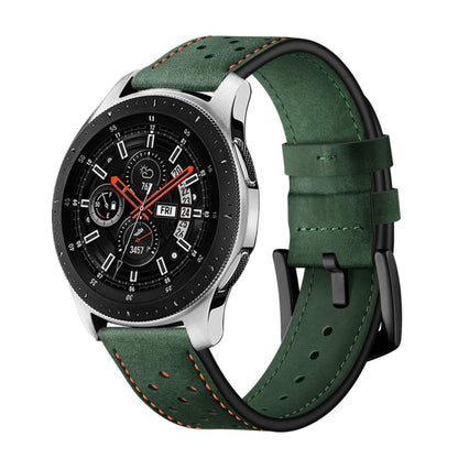 Pour appliquer le bracelet sport à œillets en cuir Samsung Galaxy Watch Active 22 mm