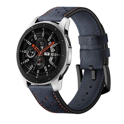 Pour appliquer le bracelet sport à œillets en cuir Samsung Galaxy Watch Active 22 mm