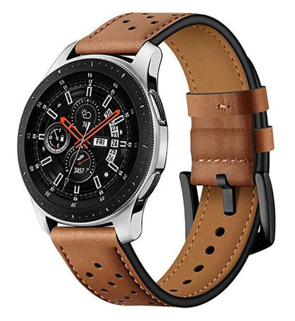 Pour appliquer le bracelet sport à œillets en cuir Samsung Galaxy Watch Active 22 mm