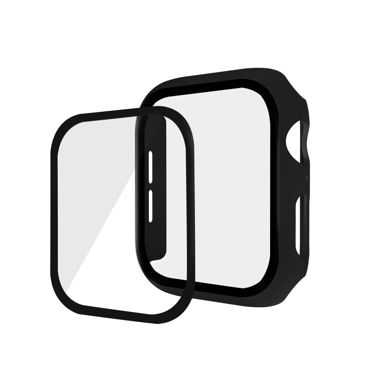 ENKAY Hat-prince Boîtier PC à couverture complète + Protecteur en verre trempé pour Apple Watch Series 5 / 4 40mm