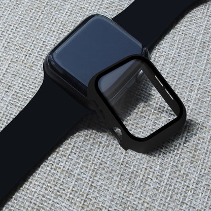 ENKAY Hat-prince Boîtier PC à couverture complète + Protecteur en verre trempé pour Apple Watch Series 5 / 4 40mm