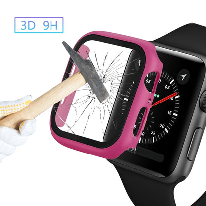ENKAY Hat-prince Boîtier PC à couverture complète + Protecteur en verre trempé pour Apple Watch Series 5 / 4 40mm