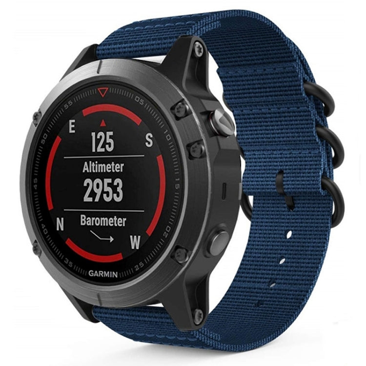 Pour Jiamin Fenix5, bracelet de montre en nylon à trois anneaux 22MM