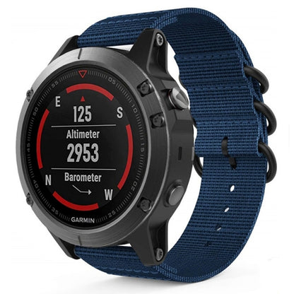 Pour Jiamin Fenix5, bracelet de montre en nylon à trois anneaux 22MM