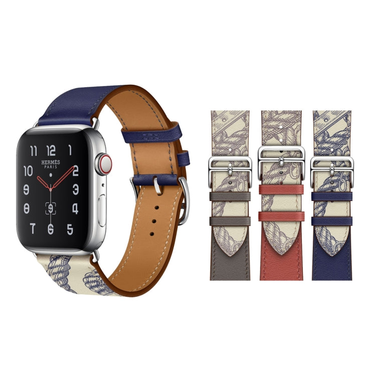 Pour Apple Watch 3/2/1 Generation 42mm Universal Silk Screen Psingle-ring Watchband