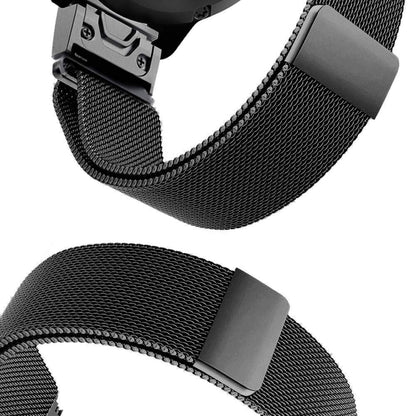 Pour Garmin Fenix 5 Milan Metal Bracelet de montre en acier inoxydable, 20MM, 22MM, 26MM
