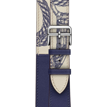 Pour Apple Watch 3/2/1 génération 38mm sérigraphie universelle bracelet de montre à double boucle