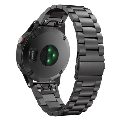 Pour bracelet de montre en acier inoxydable à trois perles Garmin 5 20 mm
