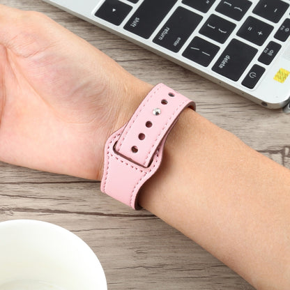 Pour Apple Watch 3/2/1 Generation 42mm Bracelet en cuir à boucle universelle, For Apple Watch Series 7 45mm / 6 & SE & 5 & 4 44mm / 3 & 2 & 1 42mm, For Apple Watch Series 8&7 45mm / SE 2&6&SE&5&4 44mm / 3&2&1 42mm