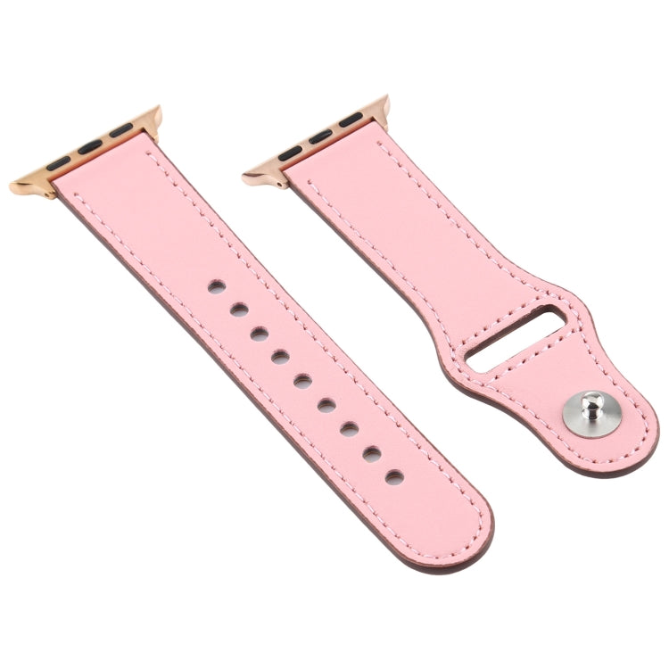 Pour Apple Watch 3/2/1 Generation 42mm Bracelet en cuir à boucle universelle, For Apple Watch Series 7 45mm / 6 & SE & 5 & 4 44mm / 3 & 2 & 1 42mm, For Apple Watch Series 8&7 45mm / SE 2&6&SE&5&4 44mm / 3&2&1 42mm