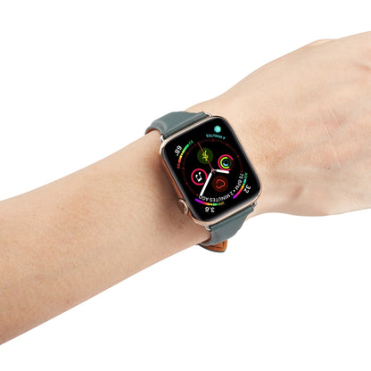 Pour Apple Watch 3/2/1 Générations 38mm Bracelet en cuir fin universel
