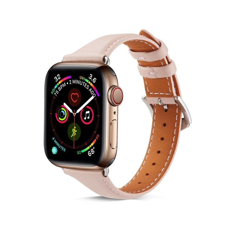 Pour Apple Watch 3/2/1 Générations 38mm Bracelet en cuir fin universel