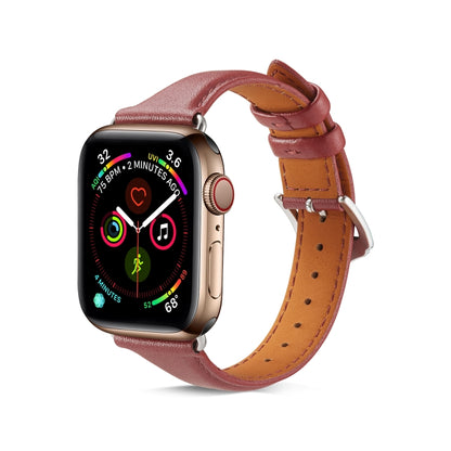 Pour Apple Watch 3/2/1 Générations 38mm Bracelet en cuir fin universel