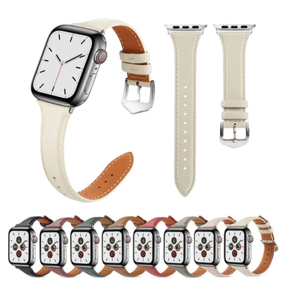 Pour Apple Watch 3/2/1 Générations 38mm Bracelet en cuir fin universel