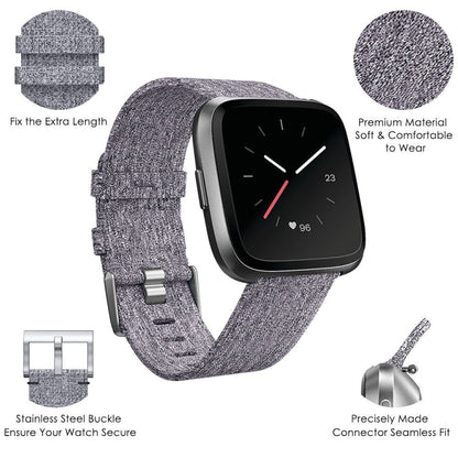 Pour Huami 1 / Huami 2 / Ticwatch1 / Ticwatch Pro / Samsung Galaxy Watch 46mm / Samsung S3 / Huawei Watch2 Pro / Huawei GT / Huawei Glory Magic Nylon Canvas Strap