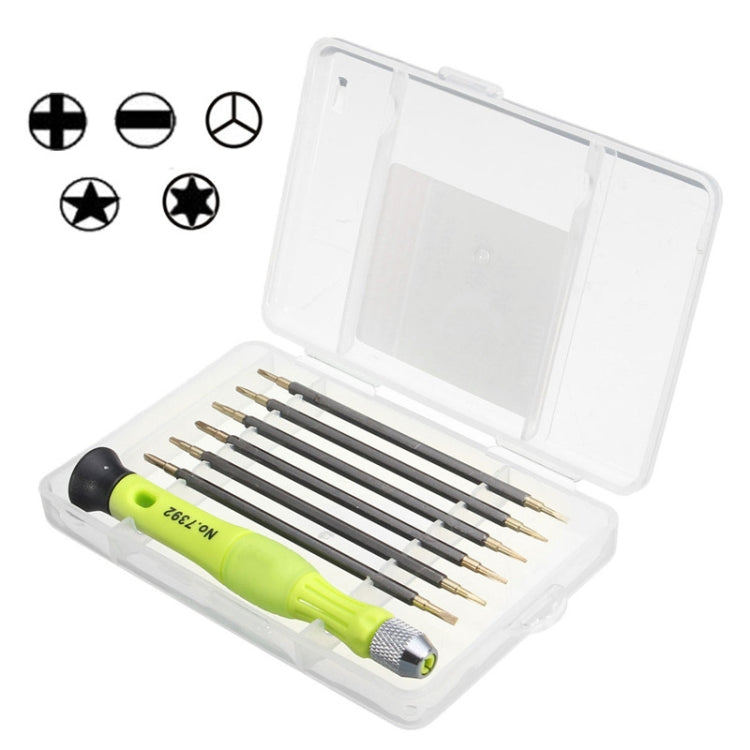 Kit de tournevis portables 7 en 1, ensemble d'outils manuels de réparation professionnels en acier allié au Chrome Vanadium