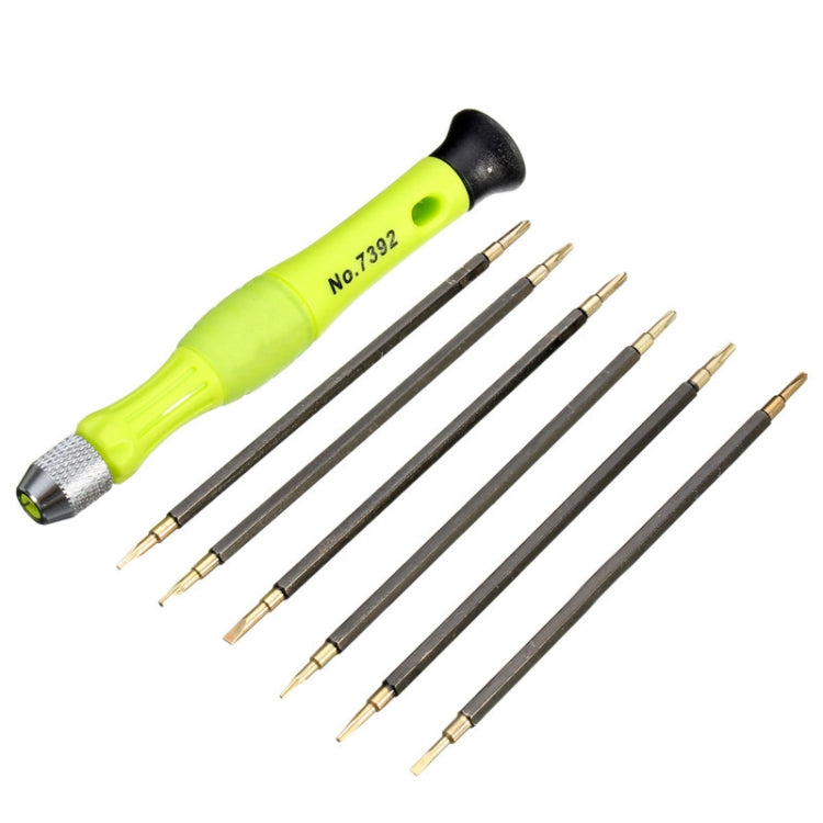 Kit de tournevis portables 7 en 1, ensemble d'outils manuels de réparation professionnels en acier allié au Chrome Vanadium