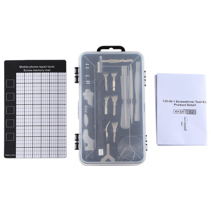 Outil de démontage de téléphone portable, bricolage, réparation d'horloge, outil multifonction, jeu de tournevis, 135 en 1