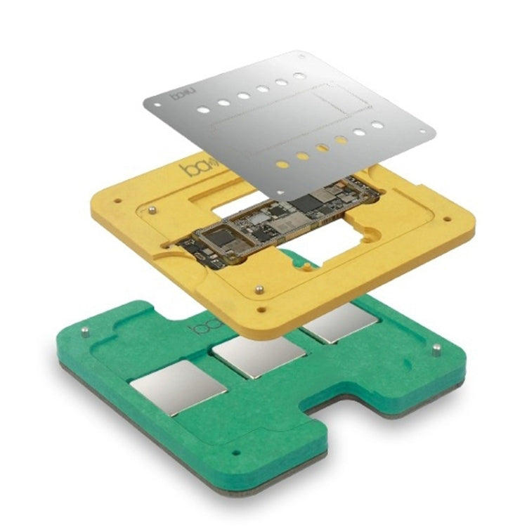 BaKu 3D BGA CPU étain plantation maille carte mère réparation étain Table de plantation pour IPhone A11
