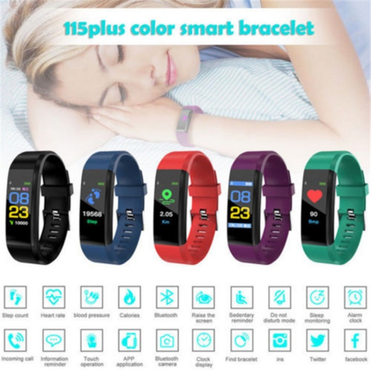 ID115 0,96 pouces OLED écran montre intelligente bracelet podomètre Sport Fitness Tracker bracelet, ID115 Black, ID115 Red, ID115 Green, ID115 Purple, ID115 Blue