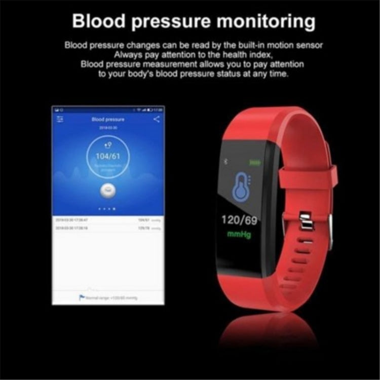 ID115 0,96 pouces OLED écran montre intelligente bracelet podomètre Sport Fitness Tracker bracelet, ID115 Black, ID115 Red, ID115 Green, ID115 Purple, ID115 Blue