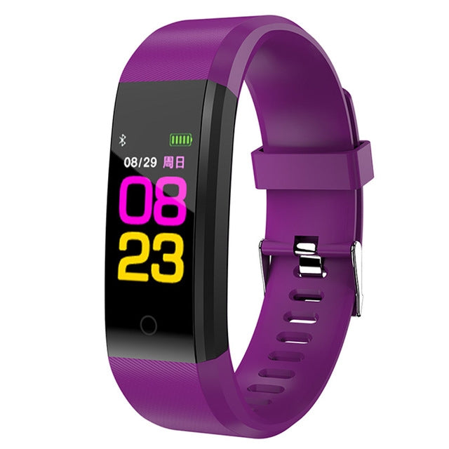 ID115 Plus Bracelet intelligent Fitness moniteur de fréquence cardiaque pression artérielle podomètre santé course sport SmartWatch pour IOS Android, ID115 Plus Black, ID115 Plus Purple, ID115 Plus Blue, ID115 Plus Red, ID115 Plus Dark Blue