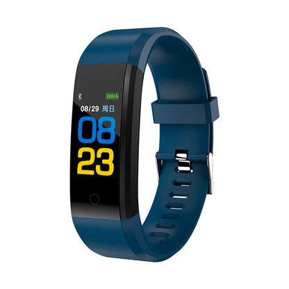 ID115 Plus Bracelet intelligent Fitness moniteur de fréquence cardiaque pression artérielle podomètre santé course sport SmartWatch pour IOS Android, ID115 Plus Black, ID115 Plus Purple, ID115 Plus Blue, ID115 Plus Red, ID115 Plus Dark Blue