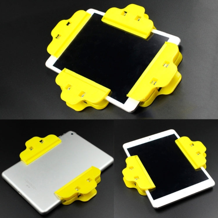Clip fixe inclinable pour téléphone portable, 10 pièces, Clip adhésif pour écran tactile plat (livraison de couleur aléatoire)