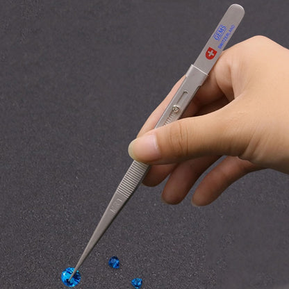 Pincettes à diamant antidérapantes, pincettes à bijoux élastiques en acier inoxydable, pinces à diamant pour pierres précieuses, outils durables