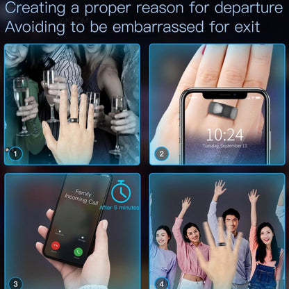 JAKCOM R4 Smart Ring Multifonctionnel Seigneur des Anneaux pour Apple et Android