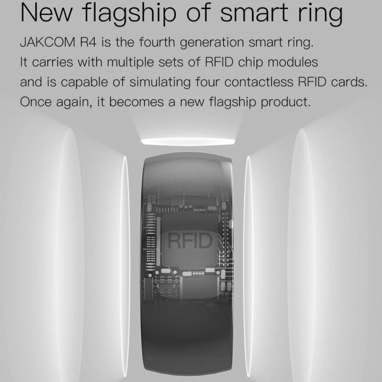 JAKCOM R4 Smart Ring Multifonctionnel Seigneur des Anneaux pour Apple et Android