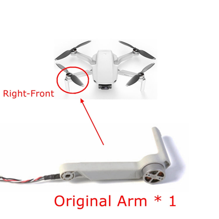 Pièces de réparation de bras de moteur d'avion pour DJI Mavic Mini, For DJI Mavic Mini(Right Front Arm )