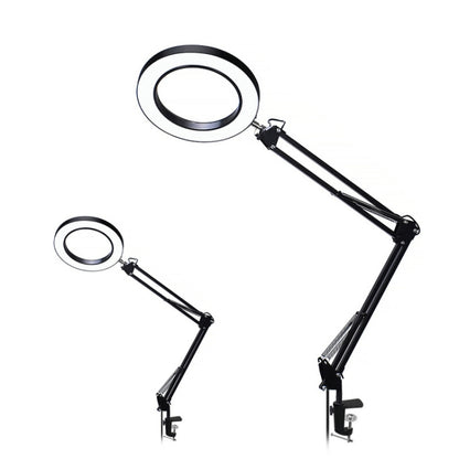 Lampe LED de Protection des yeux pour livre de lecture, loupe à Clip pliable USB, lumière d'entretien électronique