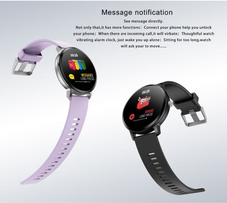 V11 Smartwatch moniteur de fréquence cardiaque en temps réel mode multi-sport lumière respiratoire montre intelligente pour téléphone Android IOS