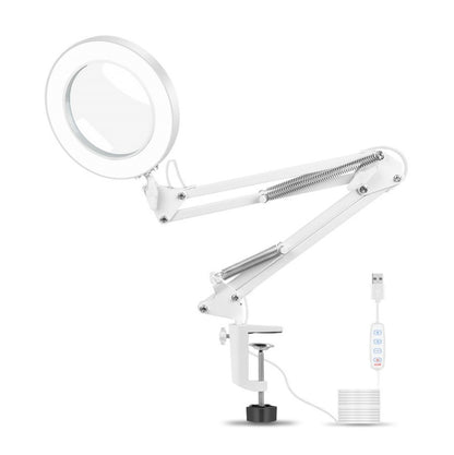 USB Desktop LED Ring Light Soudage Auxiliaire Loupe Éclairage Lampe de Bureau