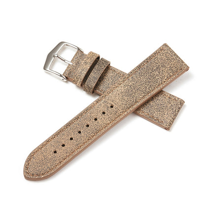 Petit bracelet en cuir de vachette à texture cassée adapté à la montre Huawei, 20mm, 22mm