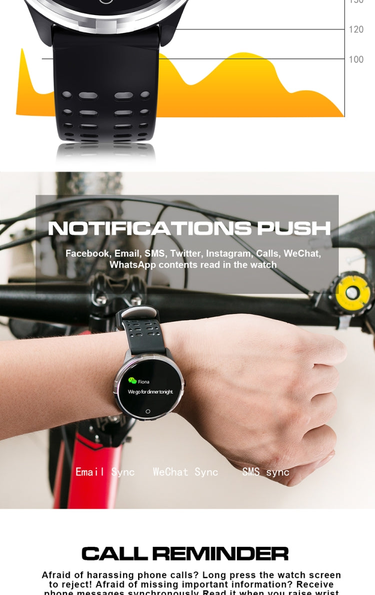 X7 Montre Intelligente IP68 Etanche Hommes Sport Smartwatch Android Bluetooth Montre Support Fréquence Cardiaque / Rappel d'Appel / Podomètre / Surveillance du Sommeil / Tracker