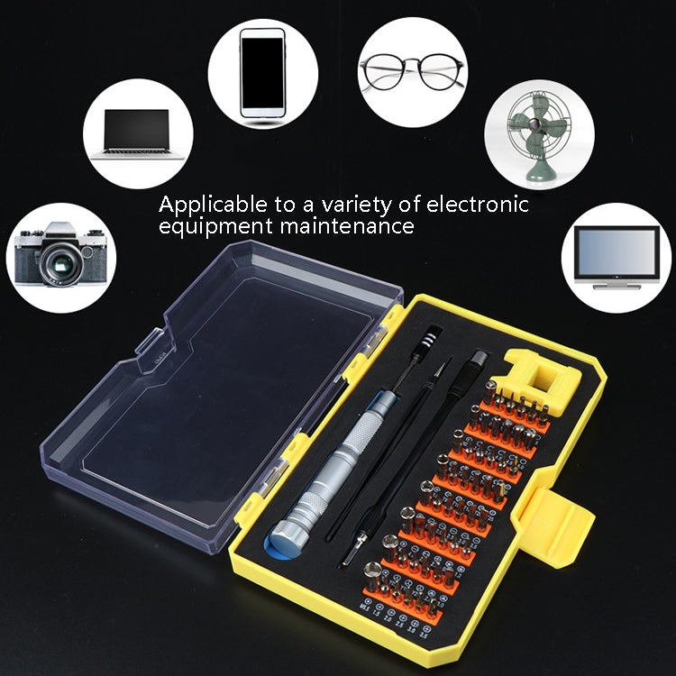 Obadun 9802B 52 en 1 alliage d'aluminium poignée matériel outil tournevis ensemble maison précision tournevis téléphone portable démontage outil