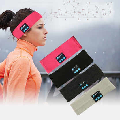 Casque Bluetooth Bandeau de sport Courir en plein air Yoga Foulard absorbant la sueur, Black, Gray, Dark Gray, Red