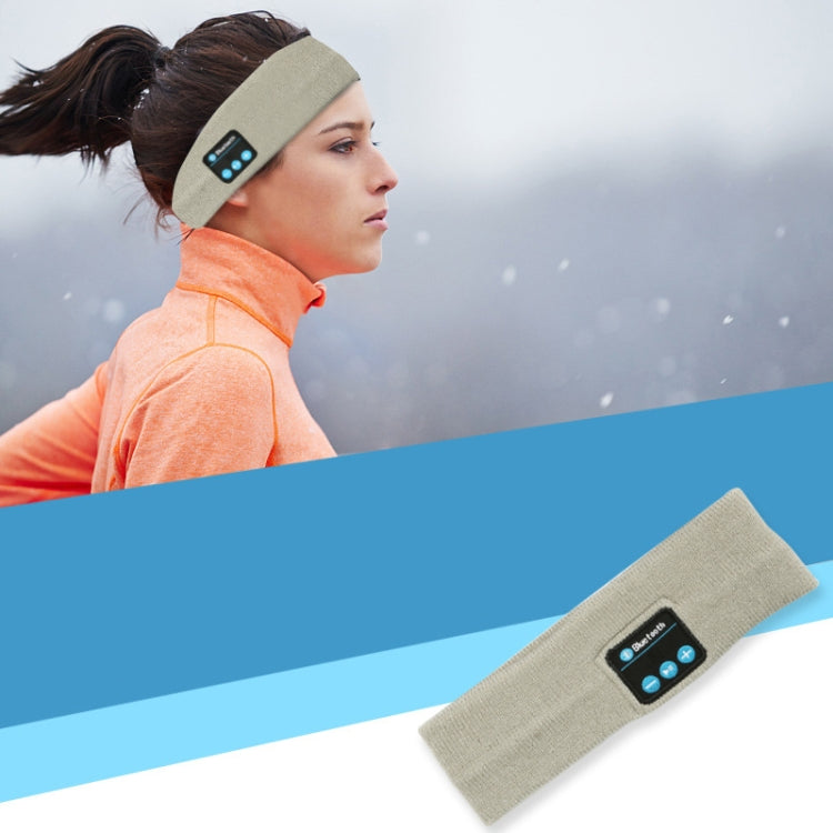 Casque Bluetooth Bandeau de sport Courir en plein air Yoga Foulard absorbant la sueur, Black, Gray, Dark Gray, Red