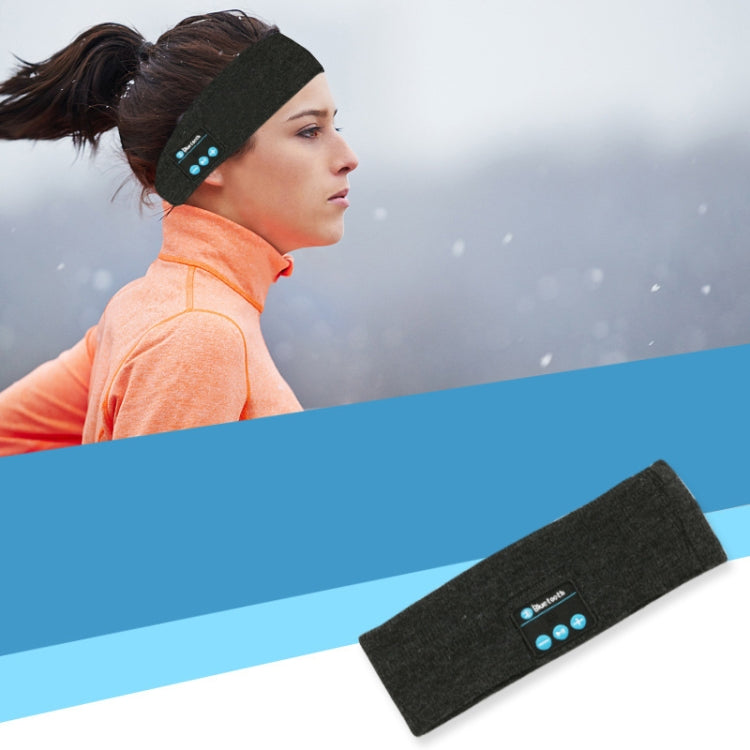 Casque Bluetooth Bandeau de sport Courir en plein air Yoga Foulard absorbant la sueur, Black, Gray, Dark Gray, Red