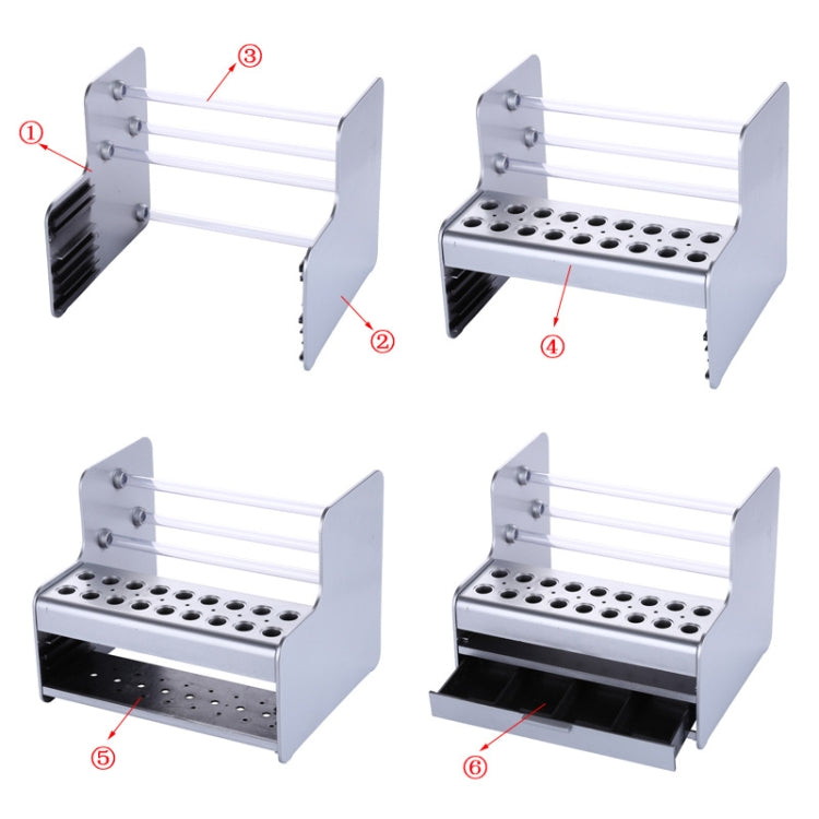 Support de stockage de tri d'éléments de boîte de rangement d'outils de maintenance multifonctions