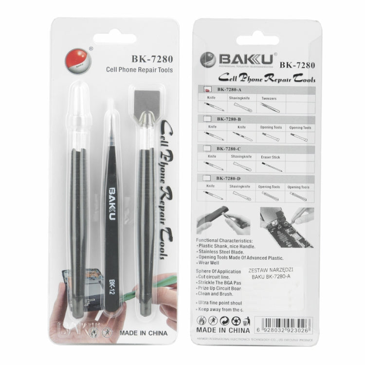 Ensemble de pinces à grattoir pour enlèvement de boue de soudure BAKU