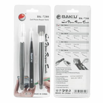 Ensemble de pinces à grattoir pour enlèvement de boue de soudure BAKU