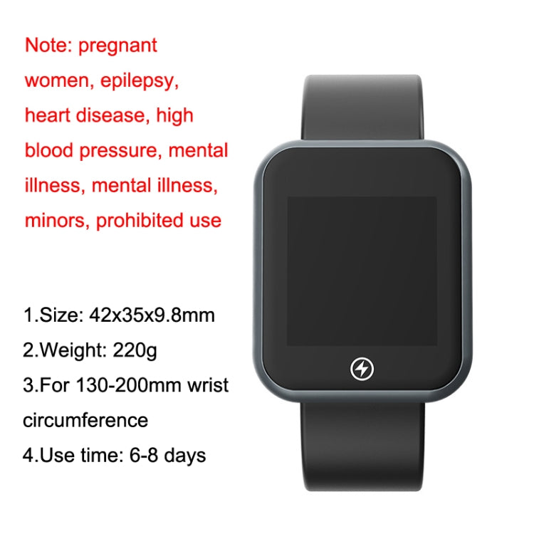 HZQW-101 Silent Alarm Shock Smart Wireless Watch Correcteur de repos au lit