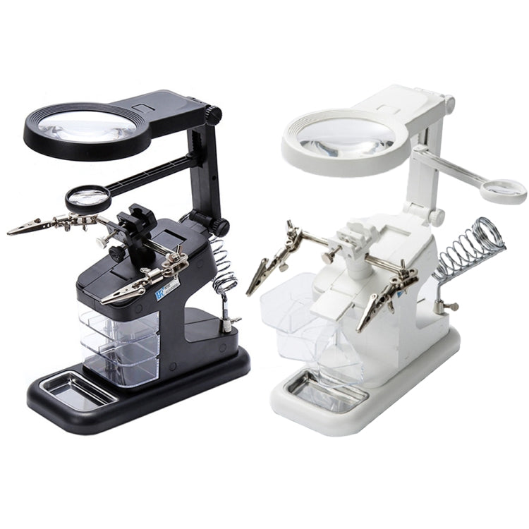 Loupe multifonctionnelle d'inspection de réparation de soudure de puce de bureau avec la lumière de LED