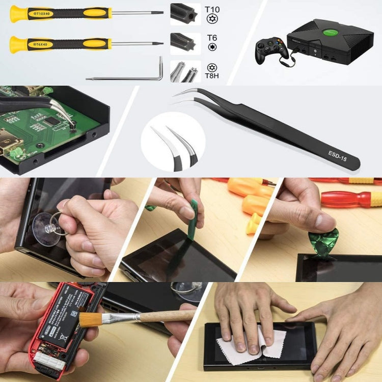 Ensemble d'outils de tournevis de réparation de console de jeu 17 en 1 pour commutateur NS