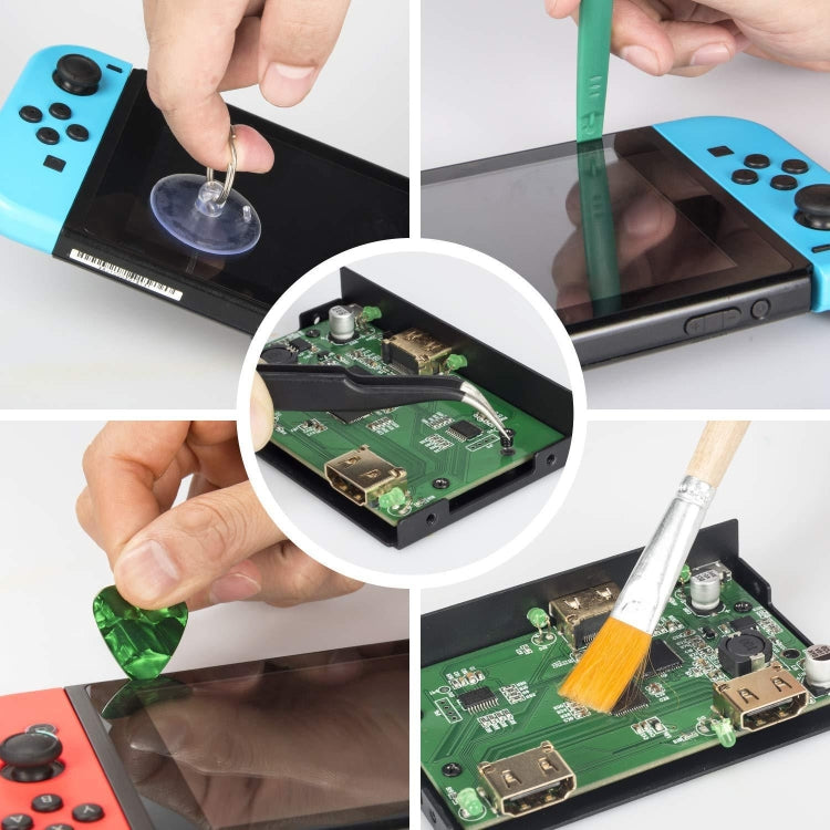 Ensemble d'outils de tournevis de réparation de console de jeu 17 en 1 pour commutateur NS