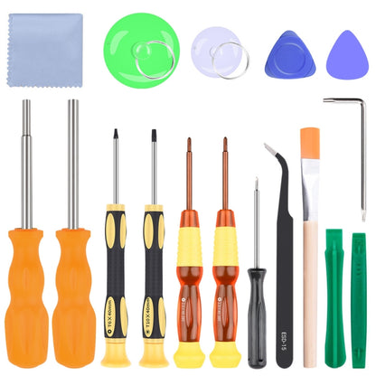 Ensemble d'outils de tournevis de réparation de console de jeu 17 en 1 pour commutateur NS
